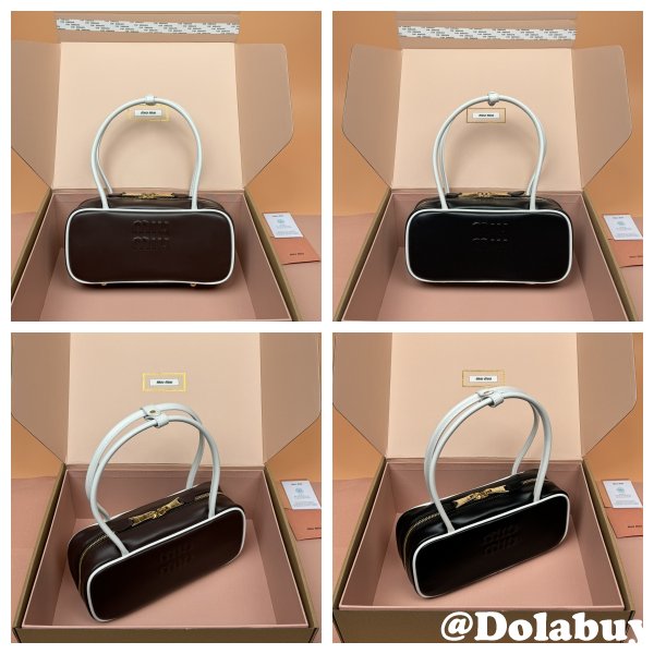 Perfect MIU MIU Beau Calfskin Leather Bag 5BB173