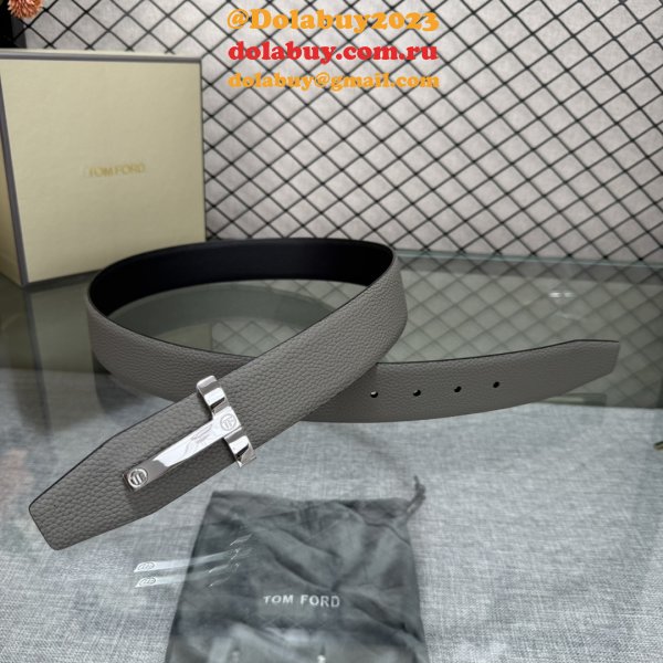 TOM FORD Reversible T Men Belt 38mm