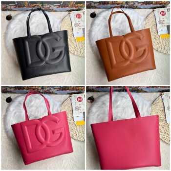 Luxury Replica Dolce & Gabbana Shopping DG Logo Tote 6650 Store Bag