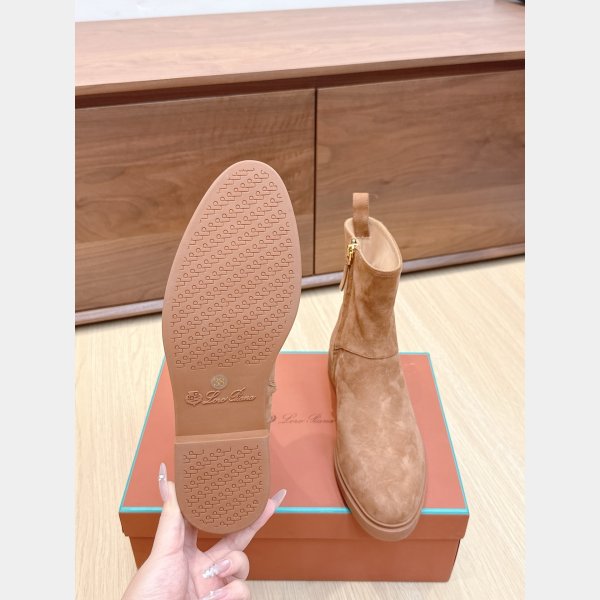 Top Loro Piana Suede Women Boots