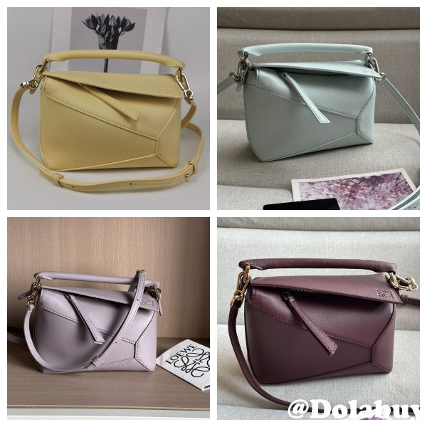 Best Mini Puzzle Calf Leather Loewe Handbag 18cm