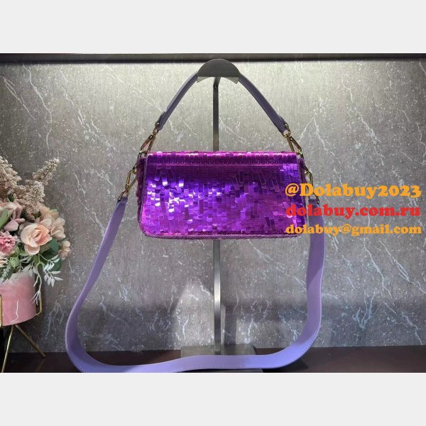 whloesale Fendi Sequin Baguette Bag