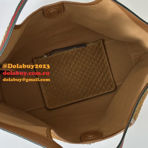 Gucci 853971 Giglio Large Tote GG Canvas Bag