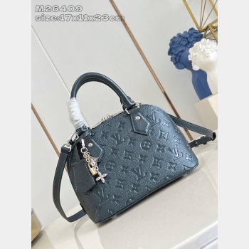Louis Vuitton Alma BB Monogram Empreinte M26686 Shimmery Ink Women Bag