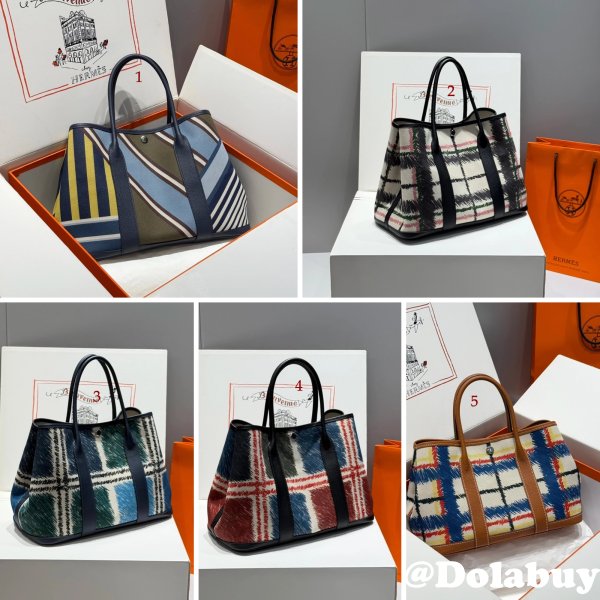 AAA+ Hermes Garden Party Fjord 30/36CM Luxury Bag