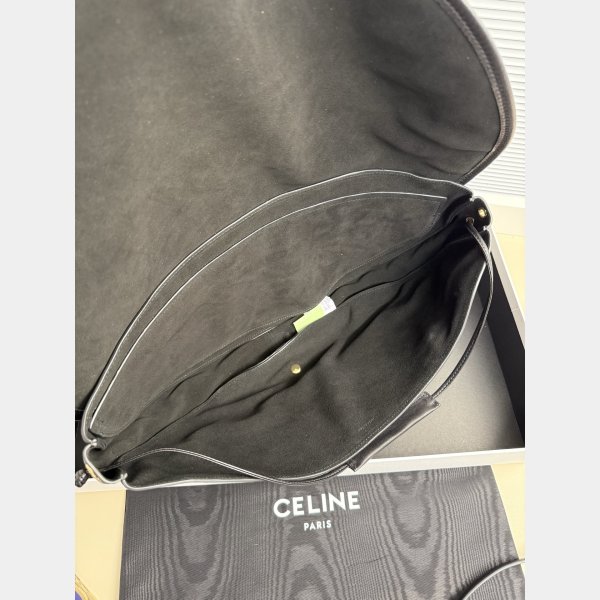 HALFMOON SOFT TRIOMPHE BAG IN SUPPLE SHINY LAMBSKIN