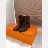 TOP Hermes Saint Germain ankle Suede boot