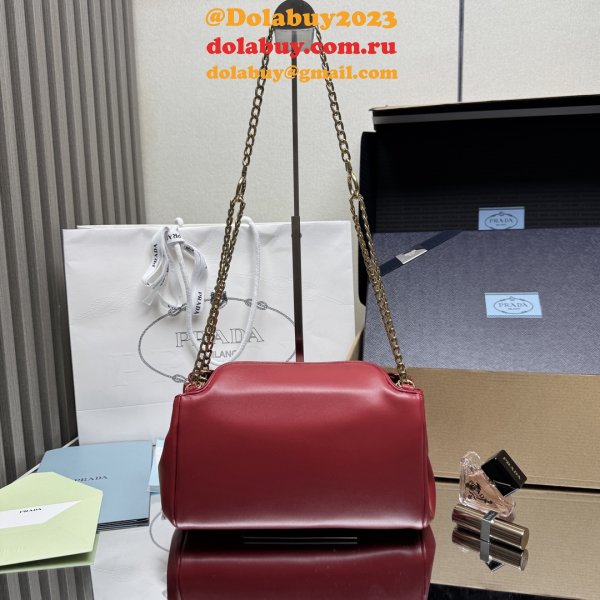 Top Prada Tumulte Small Nappa Leather Bag