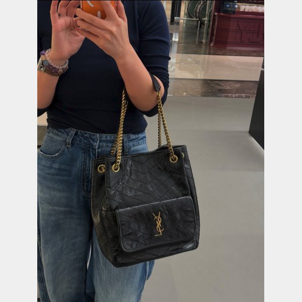 Saint Laurent Niki Small Shopping Top Quality 862295 1:1 Bag