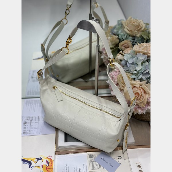 Top Dior D-Journey Bag in Vintage Smooth Calfskin