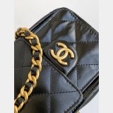 Luxury 1:1 Suede Hobo Black High Quality Mini AS5631 Bag