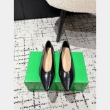 Bottega Veneta Marsell pointed-toe Leather Ballerina Shoes