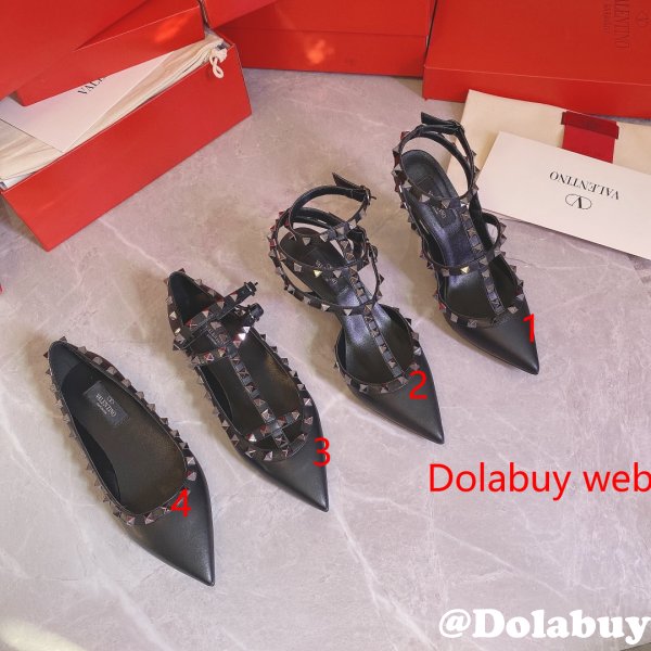 Best valentino replica sneakers heels flats Black Shoes