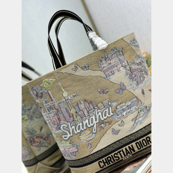 Dior Souvenir Soft Dior Book Tote ShangHAI