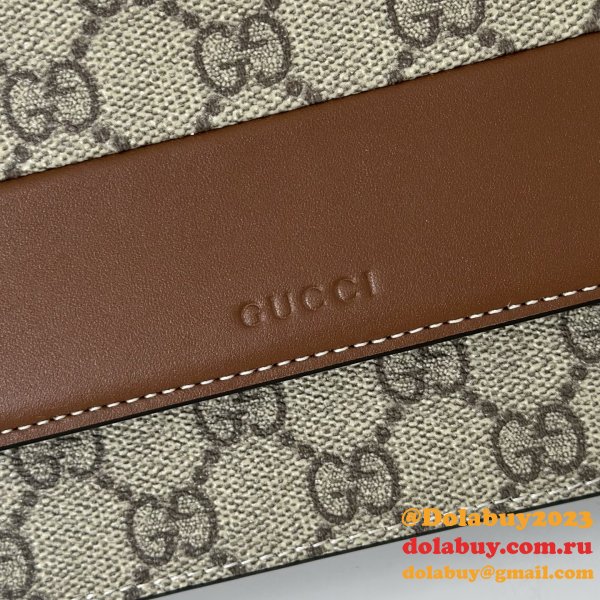 Gucci 838151/826720 Replica GG Emblem Wallet On Chain Bag