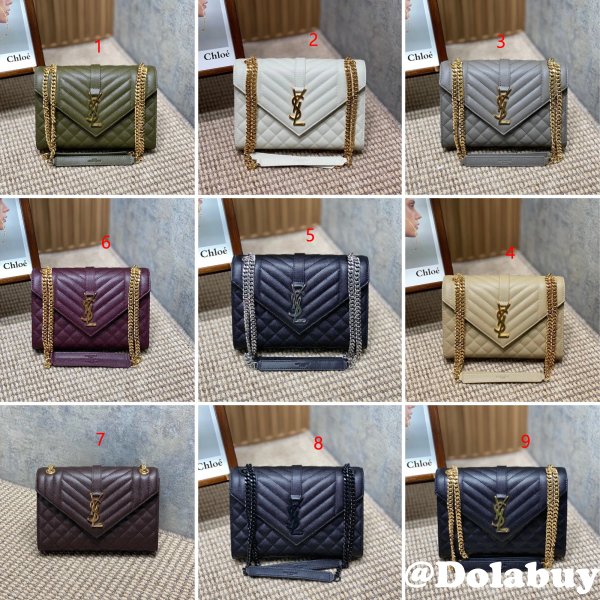 Saint Laurent Envelope Chain Shoulder 487206 Bag