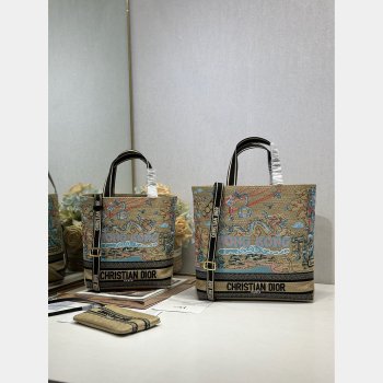 Dior Souvenir Soft Dior Book Tote HONGKONG