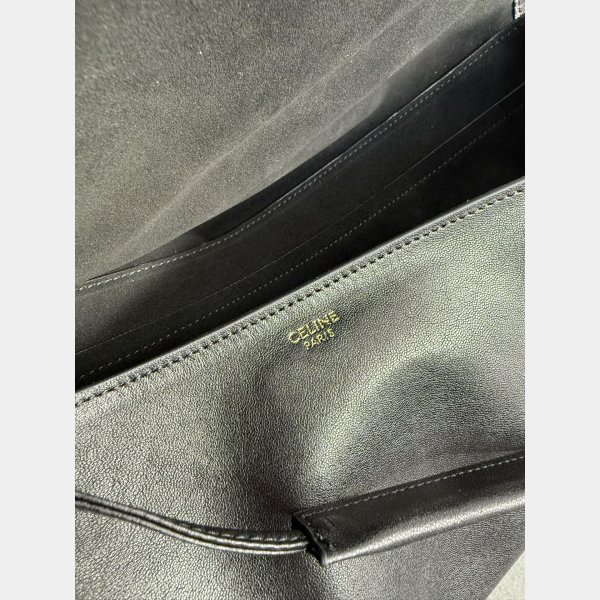 HALFMOON SOFT TRIOMPHE BAG IN SUPPLE SHINY LAMBSKIN