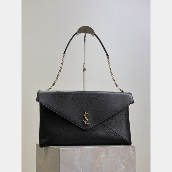 YSL Envelope-style Chain Clutch 841702