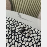 CC Water droplet black and white pearl Handbag 20CM