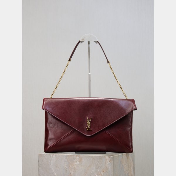 YSL Envelope-style Chain Clutch 841702