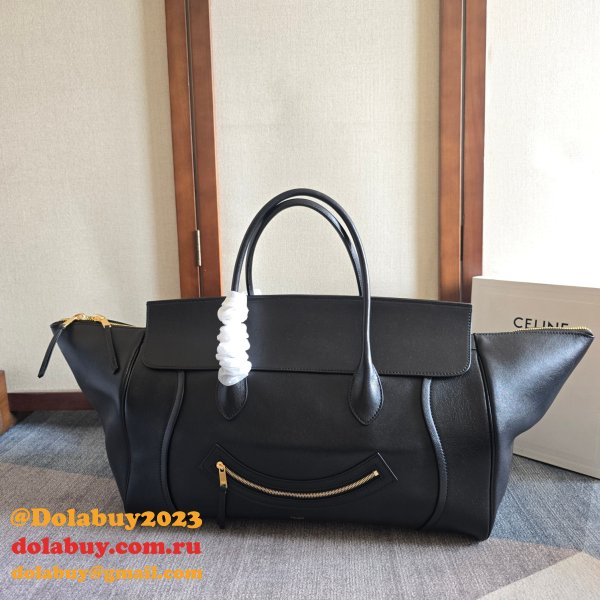 Top Celine SMILING NEW LUGGAGE Large Tote Bag