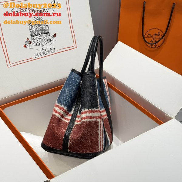 AAA+ Hermes Garden Party Fjord 30/36CM Luxury Bag