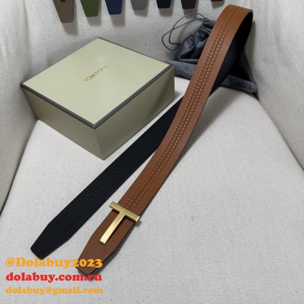 Tom Ford Reversible T Buckle Belt