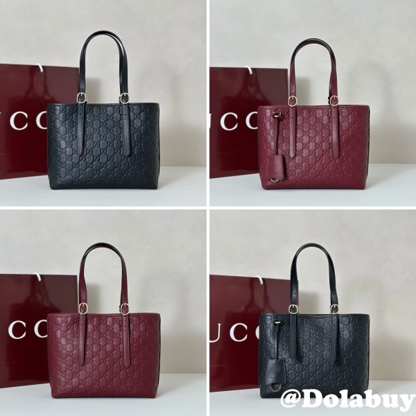 Gucci Top Quality 847456 GG Emblem Medium Tote Bag