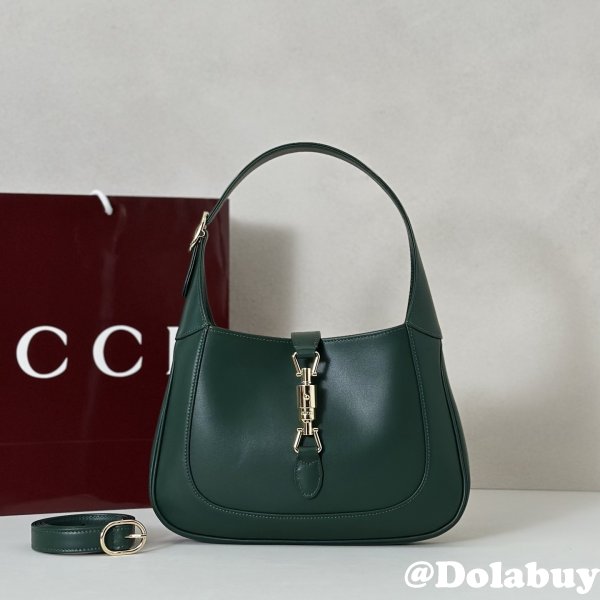 Gucci Jackie 1961 Medium 1:1 Mirror 820415 Green Bag