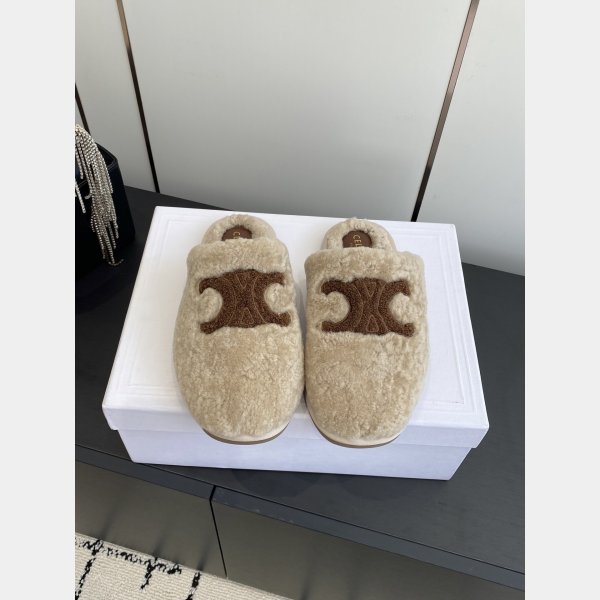 CELINE PITEA CLOG IN SUEDE CALFSKIN