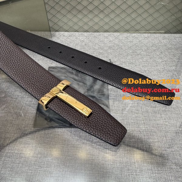 TOM FORD Reversible T Men Belt 38mm