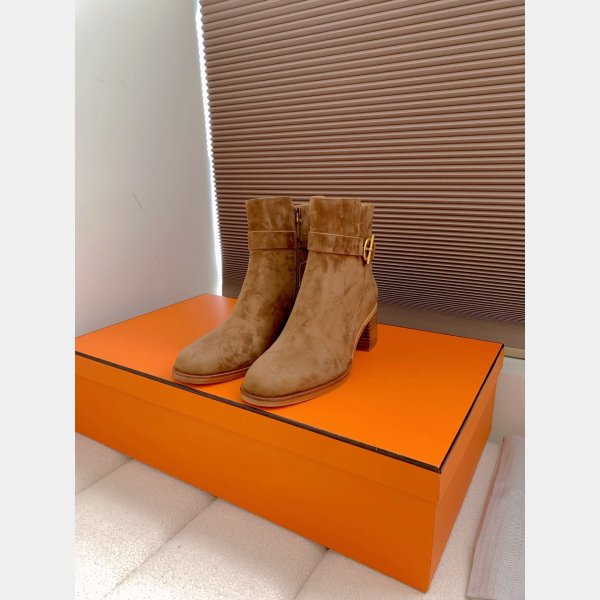 Top Hermes Jill 60 ankle boot suede