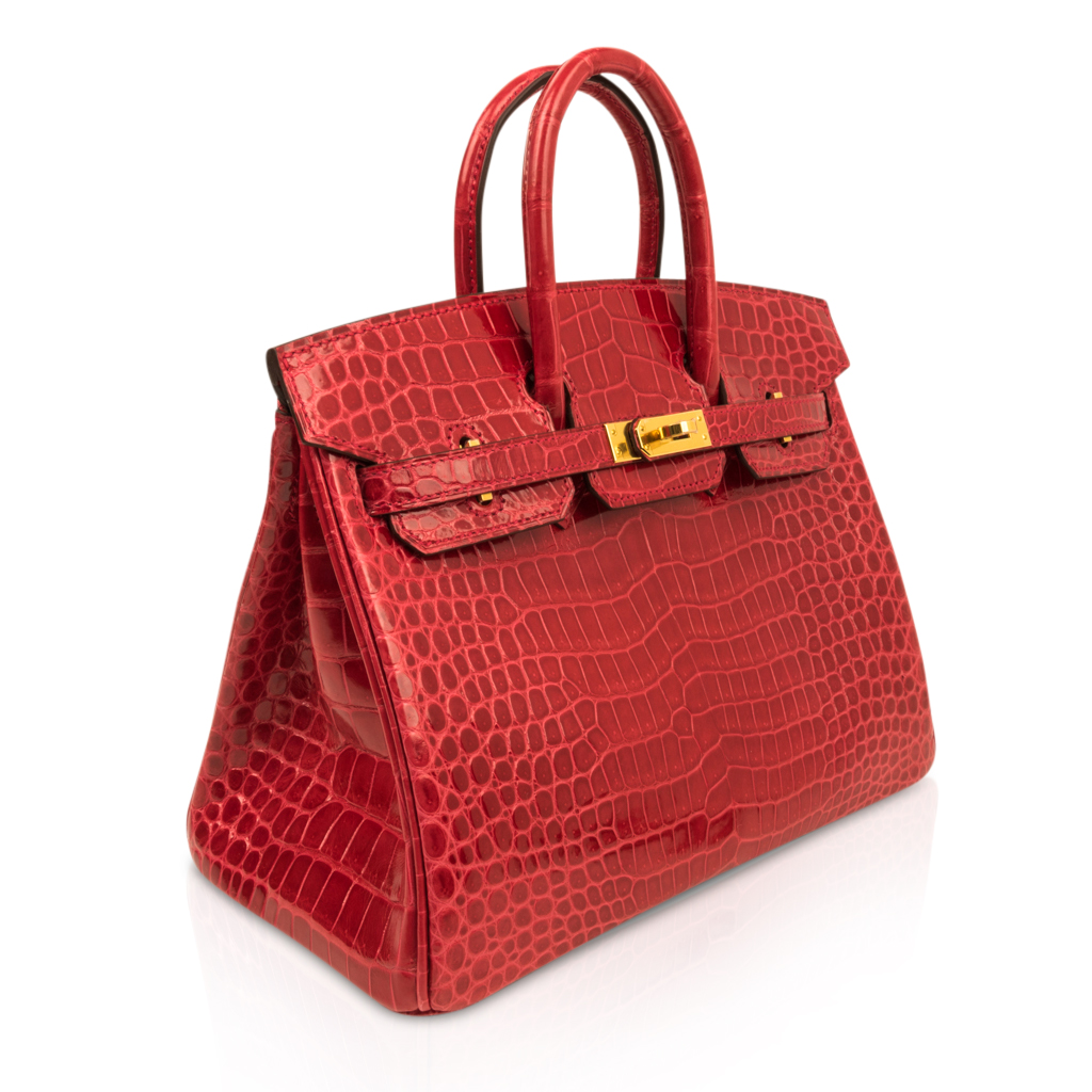 The Best Deals Birkin Bag 25cm Lipstick Red Braise Porosus Crocodile Gold Hardware Glendale, AZ ...